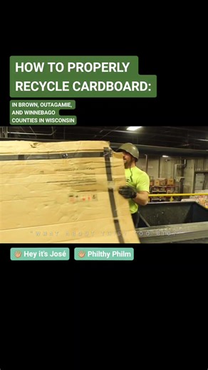 On a daily basis, we ship out ~184,800 lbs. of #cardboard to local paper mills. Help us #recycle right #OutagamieCounty #Wisconsin ♻️ #trashtok