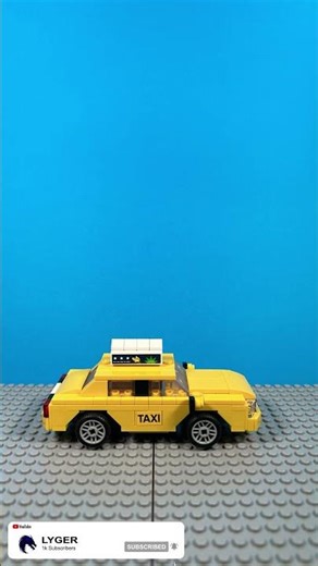 Yellow Taxi (Set 40468) - Stop Motion Lego Build