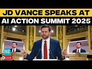 Paris AI Summit LIVE | Vice President JD Vance Address At AI Summit 2025 | Vance LIVE | US News