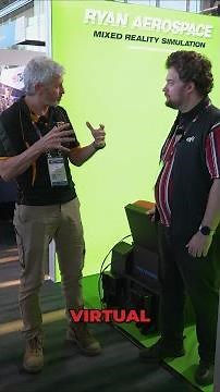 Trying Ryan Aerospace’s Mixed-Reality Helicopter Simulator 🚁 #virtualreality #flightsimulator