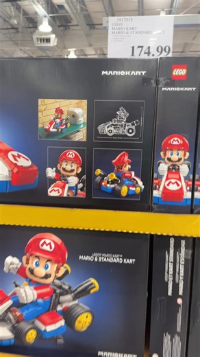 12K views · 30 reactions | @Lego Mario Kart Marion and Standard Kart with Posable head and Display stand! @costco_canada Calgary Taza November 2025 · · · #costco #tinasfavyyc #costcoloverscanada #mariocart | Costco Lovers Canada | Facebook