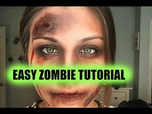 Easy Zombie Makeup Tutorial