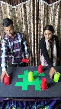 Not an Easy Game | TiC Tac Toe #challangeaccepted #couplegame #comedy #abhika