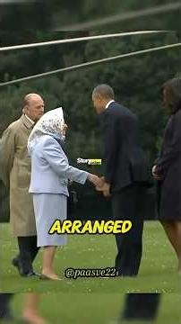 When Queen Elizabeth Broke the Rules for the Obama #royalstory #History #royal #king #queen#fyp