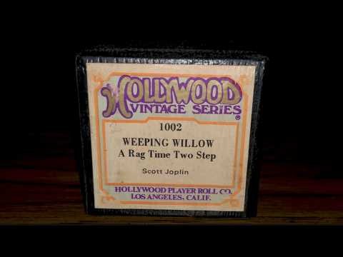 Weeping Willow - Ragtime Two Step | Scott Joplin 1903 | Player piano roll