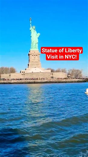 Statue of Liberty Visit in NYC! #newyorkcity #travel