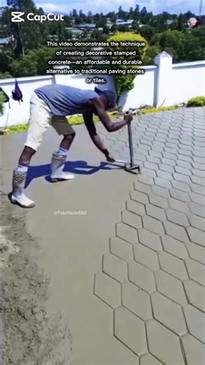 different Stamped Concreteon walkway