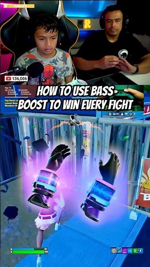 How to use bass boost to win every fight 🔊 #romike2013 #fortnite