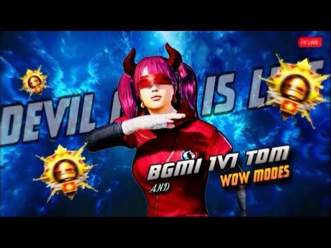 CHALO 1/1 KRTE HAI SBKE SATH 4.3 UPDATE WITH DEVIL GIRL IS LIVE #bgmi #bgmilive #pubg #explore