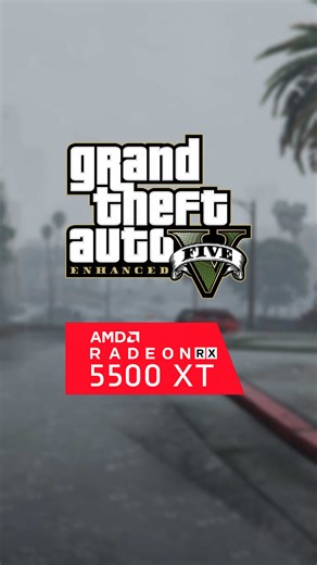 RX 5500 XT in GTA V Enhanched! #GTA5 #RX5500XT #AMD #PcGaming #Gaming