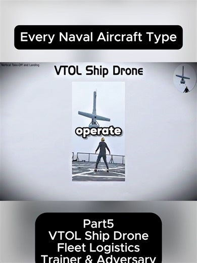 Every Naval Aircraft Type: Part5, VTOL Ship Drone, Fleet Logistics, Trainer & Adversary #tiktok #explained #aircraft #fdyツ #naval