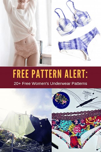 FREE PATTERN ALERT: 20  Free Women's Underwear Patterns