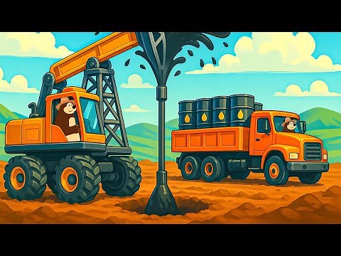 Oil Drilling and Extraction ⚙️⛽ | Offshore Rig & Crude Oil Processing – Realistic Animation