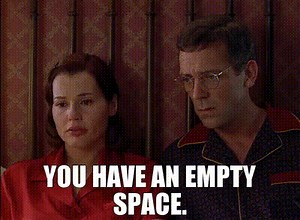 You have an empty space.