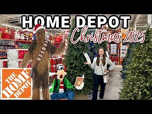 NEW!! CHRISTMAS DECOR AT THE HOME DEPOT 2025 | Home Depot Shop with Me Christmas 2025