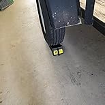 4-Pack Heavy Duty Wheel Chocks for RV & Trailer - Anti-Slip Rubber Tire Stoppers with Quick-Grip Design, Easy-Grip Handles & Connectors, All-Weather Durable