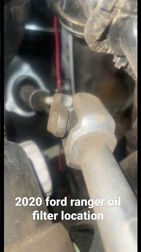 Changing oil on 2020 Ford Ranger , filter location