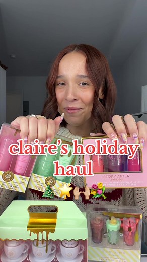 Claire's Holiday Shopping Haul: Festive Finds 2023