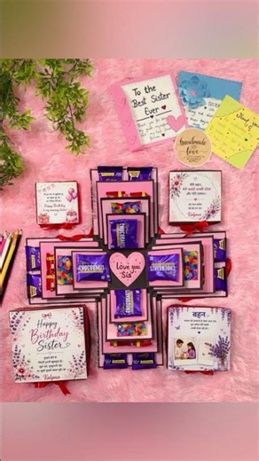 🍫 Why Gift Just a Chocolate? ❤️ | Handmade Explosion Box 🎁✨