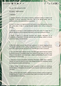 ENG 122 End semester for 2024SECTION A - Model AnswersDefin... | Filo