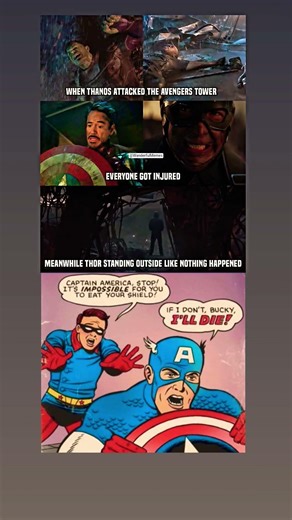When Avengers Got Destroyed but Thor Was Still Chill 😂 | Marvel Meme #marvel #avengers #thor #shorts