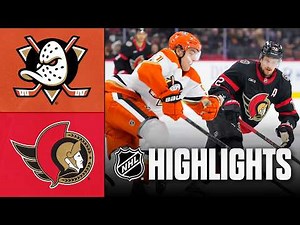 Ducks vs. Senators | NHL Highlights | March 14, 2026