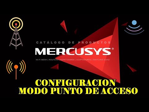 MERCUSYS MODO PUNTO DE ACCESO INALAMBRICO