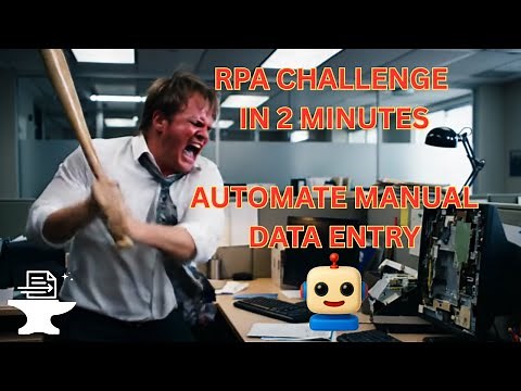 Automate Manual Data Entry from CSV / Excel (RPA Challenge - 2 minute setup)