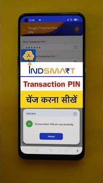 Indsmart App TPIN Forgot | Indsmart App Transaction Password Change | Indsmart App TPIN Change