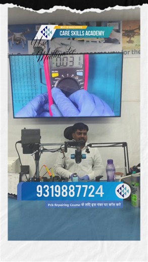 3.7K views · 35 reactions | To use a multimeter, set the correct mode: voltage (V), current (A), or resistance (Ω). Connect the black probe to COM and the red probe to the appropriate port. Touch probes to test points and read the display. Always start with the highest range for safety. #Multimeter #ElectricalTesting #ACRepair #Electronics #DIYTools #VoltageCheck #CurrentTesting #ResistanceCheck #HVACTools #SafetyFirst #careskillsacademy | Care Skills Academy | Facebook