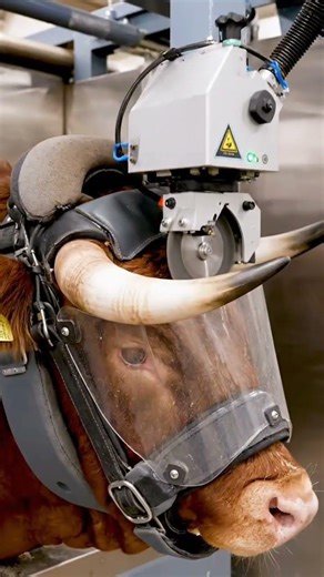 High-Tech Bull Grooming: Automatic Horn Trimming