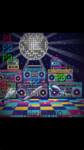 ✈️🪩Dancing planes🪩✈️ #edit #aviation #disco #dance