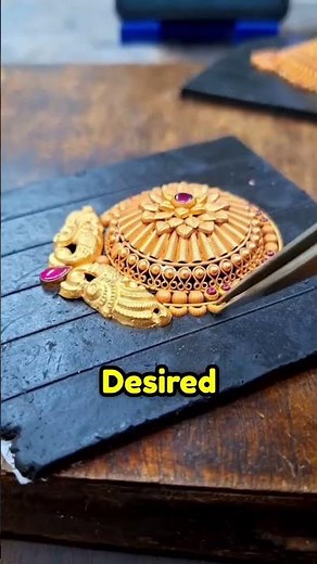 Gold jewellery making process