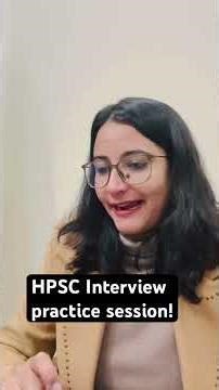 HPSC interview practice sessions #hpscassistantprofessor #interviewpractice