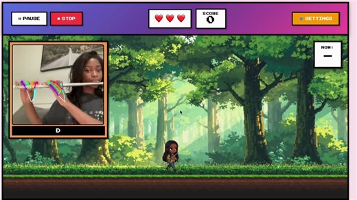 I built an AI flute teaching game... to avoid practicing the flute.My game, FluteVision, uses computer vision (OpenCV   Mediapipe), and a Random Forest model I trained to predict notes in real… | Hamidat Bello | 490 comments