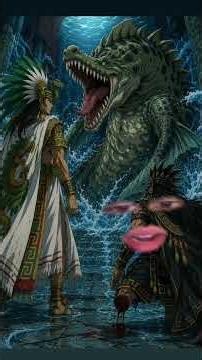 La creación del mundo azteca #mitologiaazteca #tezcatlipoca #quetzalcoatl #cipactli #creacion