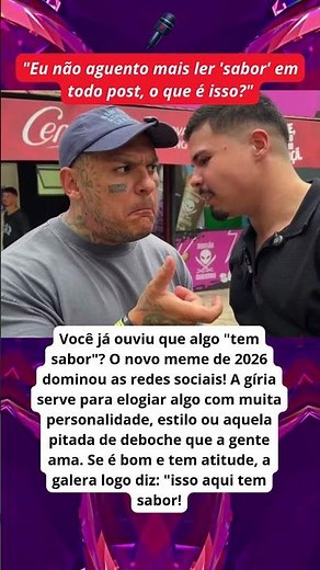 O que significa o meme 'saBOR' e de onde ele surgiu?