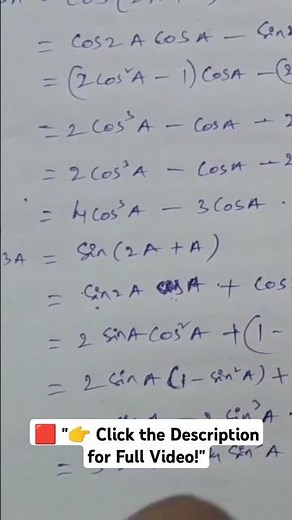 Basic to Advanced Trigonometry Formulas | Learn Fast!