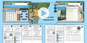 Year 6 Diving into Mastery: Step 4 Miles and Kilometres Teaching Pack