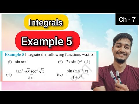 Integrals example 5 | Example 5 class 12 maths ch 7 | Example 5 integral class 12