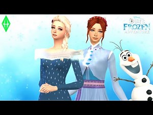 Anna And Elsa [Olaf's Frozen Adventure] : Create a Sim I Sims 4