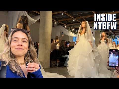 Come With Me to New York Bridal Fashion Week (Runways, BTS) | The Scene