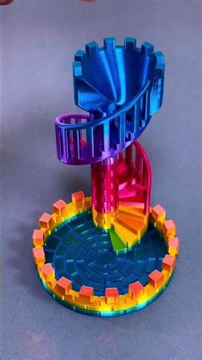 I 3D Printed a mini slide - 3D Printing LAB #3dprinting #3d #slice