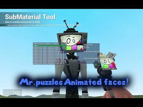Mr.Puzzles animated faces!!! (GMOD only)