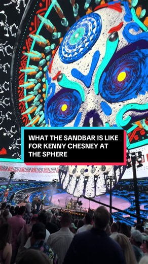 Kenny Chesney sandbar view at the Sphere 2026