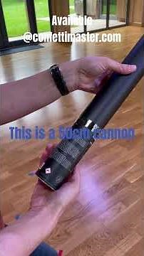 How to use a confetti cannon. Video shows instructions and cannon being let off. #confetticannons