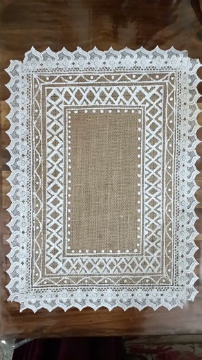 Dining table mats.. #artwork #artandcraft #diningtable #mats #jute #subscribe