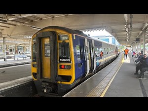 Northern 158 Trains - Sheffield to Rotherham Central Rail Ride