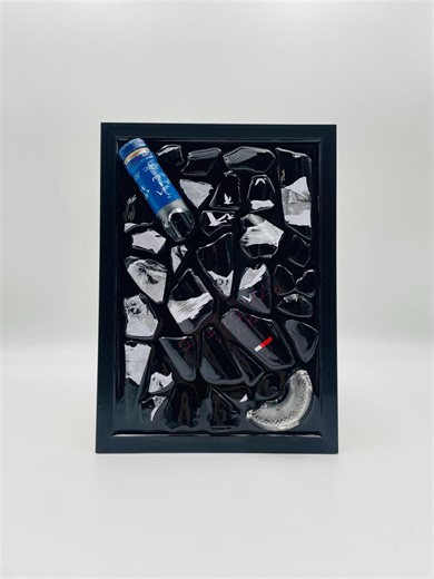 Grey Goose Vodka Broken Bottle Art Epoxy Resin - Etsy