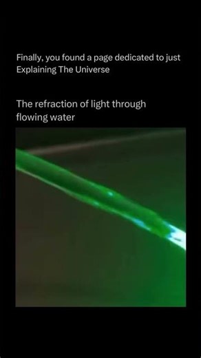 Laser Refraction in Water 🌊🔦 | Mind-Blowing Physics Explained in 15 Seconds!